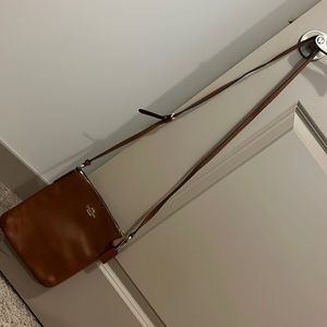 Cognac Coach crossbody
